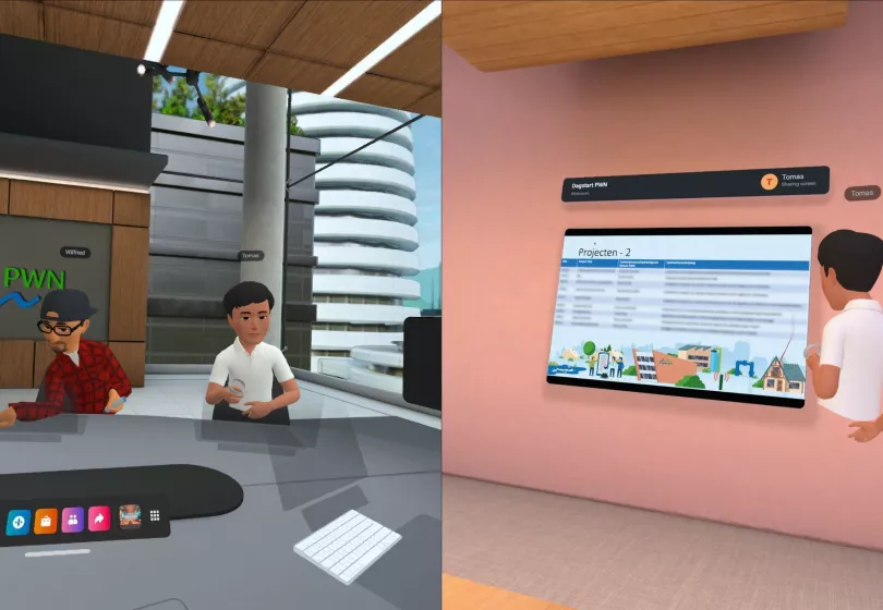 Vergaderen in VR